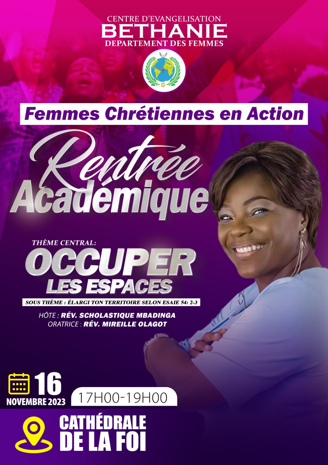 Rentrée Académique du département des Femmes Le Centre d